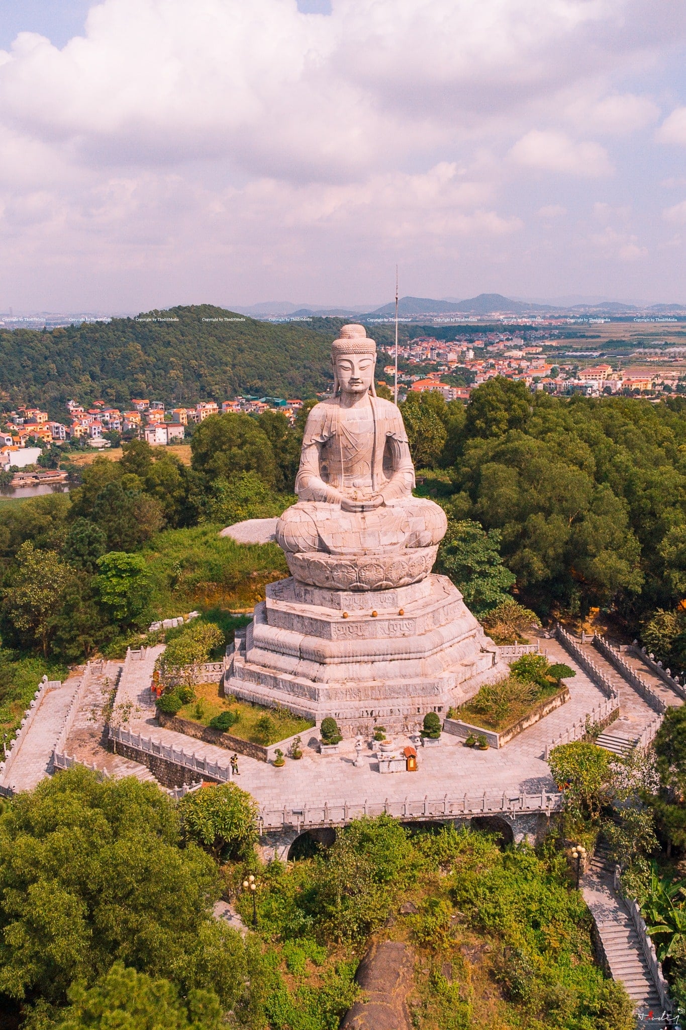 Chùa Phật Tích (Phật Tích tự 佛跡寺) 쭈어 펏 틱 사원
